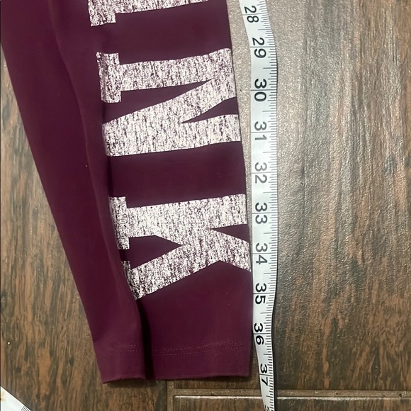 PINK Victoria's Secret Leggings - Burgundy - Picture 7 of 7